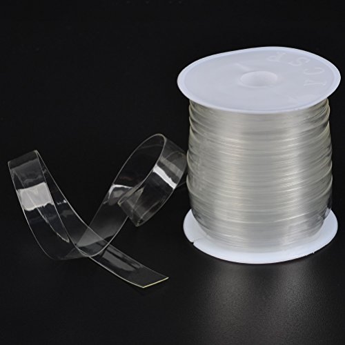 Timesetl Clear Elastic Strap 3/8"(11Yards) Clear Elastic For Sewing Lightweight Invisible Stretchy Transparent Elastic For Diy Bra Lingerie Swimwear #TOP1