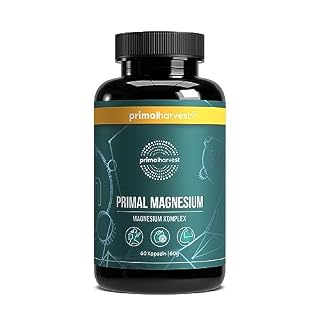 Primal Magnesium – Tägliches Kapseln, gluten- & milchfrei, vegan