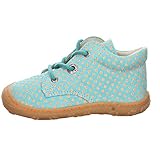 PEPINO BY RICOSTA DOTS Mädchen, Kinder Boots,Lauflern Schuhe,Schnürschuh,Schnürstiefelchen,flexibel,leicht,jade (Grün)