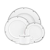Lenox Jewel Geschirr-Set, 5-teilig Lenox, Juwel, feines Service 5-Piece Place Setting weiß