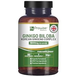 Prowise Ginkgo Biloba Ginseng Komplex 180 Tabletten