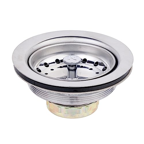 Keeney 1431SSBX Sink Strainer with Fixed Post Basket, Stainless Steel by Keeney Manufacturing