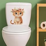 ウォールステッカー トイレ 便器 ステッカー かわいい動物 猫 うさぎ 鳥 蝶 植物 花 緑の藤 diy の飾り 防水 に貼るシール はがせる おしゃれ 北欧 トイレタンク 蓋 飾り 29*29cm*1枚 (カラー(13))