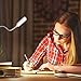Irfora USB Reable 8 LEDs Book Clip On Reading LED Lamp Eye ion Night 3 Color Temperature Stepless Dimming with Memory Function Great Gift for Children Students Book rs