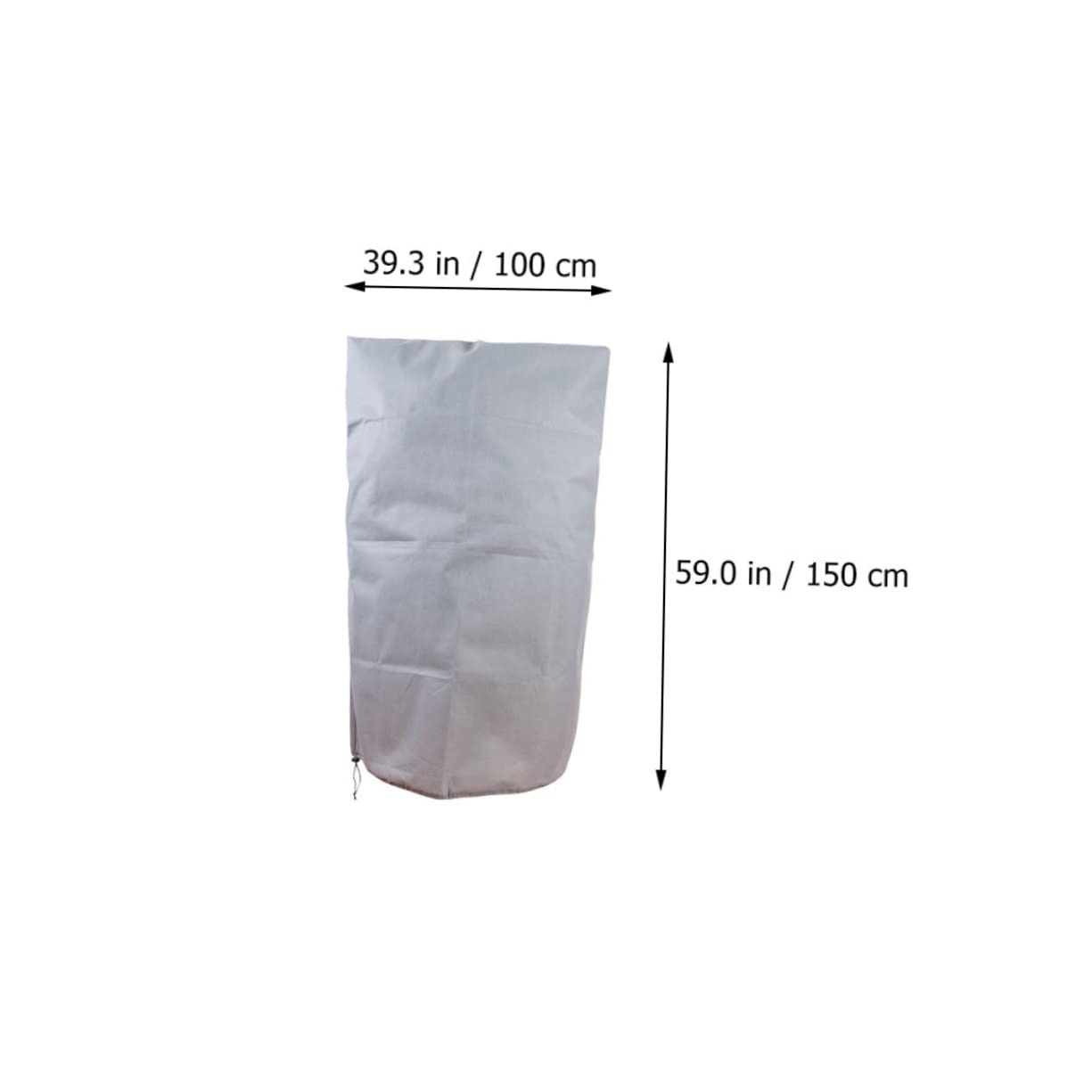KONTONTY Durable Winter Plant Cover with Drawstring Frost Protective Bag for Shrubs and Fruit Trees Breathable Non-woven Garden Protection Cover - Image 4