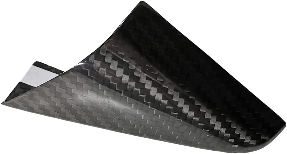 Fit for Porsche 718 911 Door A-Pillar Decorative Cover Real Carbon Fiber Interior Decorative Protective Panel Cover (Black Carbon Fiber)