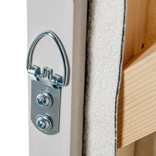 Tableau imprimé Abstrait DRW cadre bleu vert beige 80x100cm - 7