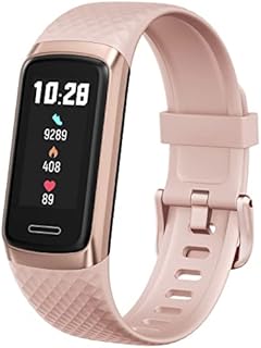TOOBUR Fitness Tracker & Aktivitätstracker mit Pulsmesser Schlaftracker Uhr 14 Sportmodi Sportuhr Ip68 Wasserdicht Schrittzähler Armband Android iOS Kompatibel Fitnessuhr für Damen