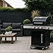 Woodland Grill 3+1 Burner Gas BBQ with Side Burner, Cast Iron Cooking Grid, Stainless Steel Warming Rack, Flame Tamers, Storage Cabinet, ABS Control Knobs & Compact Outdoor Design – OC01BQ31105 [2025]