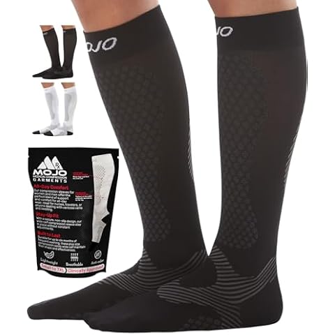 Mojo Compression Socks for Men & Woman - Mojo Power Performance & Recovery (Black, XL) Cover