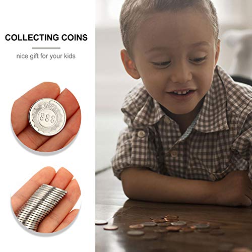 NUOBESTY 100 Stück Gedenkmünze Metallmünze Sammlung Geschenk Souvenir Kunst Metall Antike Sammlung Münze Herausforderung Münze