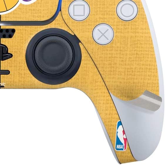 Skinit Decal Gaming Skin Compatible with PS5 Slim Digital Edition Bundle - Officially Licensed NBA Los Angeles Lakers Canvas Design