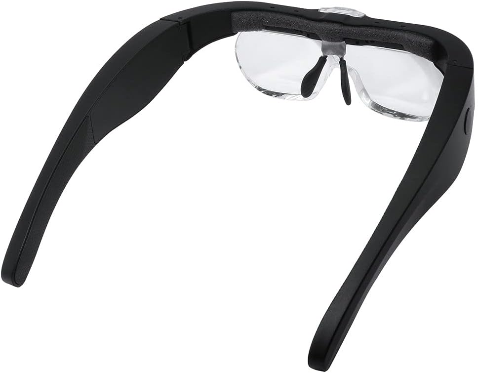 Glasses Magnifier Led Four Magnifications Rechargeable Reading Magnifying Glass