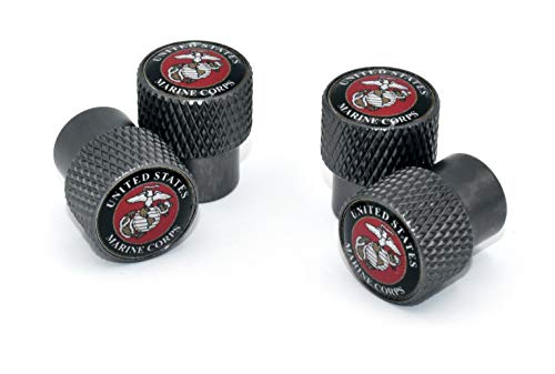 Elektroplate US Marines Black Knurling 4-Pack