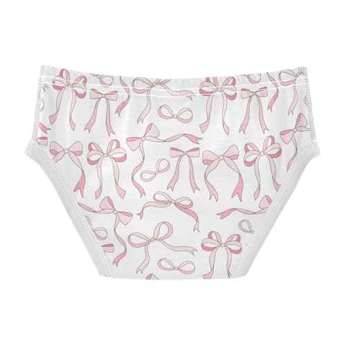 Boys' Exclusive Briefs Toddler Underwear 95% Combed Cotton Boxerbriefs 2T Pink Bow Pattern 62