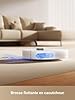 dreame D10 Plus Gen 2 Robot Aspirateur Laveur avec Vidange Automatique Poussière, Stocke jusqu'à 90 Jours de Poussière, Navigation LiDAR, Aspiration 6000Pa Tapis et Poils d'animaux, Batterie 285 Min