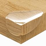 24 Pack Clear Table Corner Guards – Baby Proof Edge Protectors, Heavy Duty Transparent PVC Bumpers for Furniture, Self-Adhesive Corner Covers for Glass, Wood, Marble Countertops