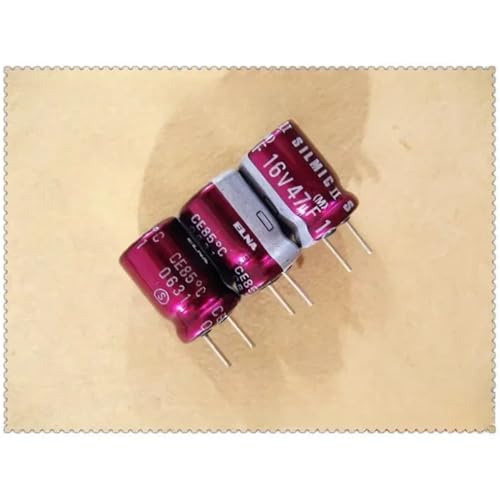 Condensateur 16V 47uF audio en cuivre pour réparer un amplificateur hifi hf