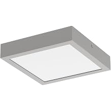 Builder Essential Square LED 7in Flush Mount 15W 800 Lumens with 5-CCT Selectability 2700-3000-3500-4000-5000K in Brushed Nickel