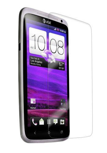 Iq Shield Screen Protector Compatible With Htc One X Liquidskin Anti-Bubble Clear Film #TOP6