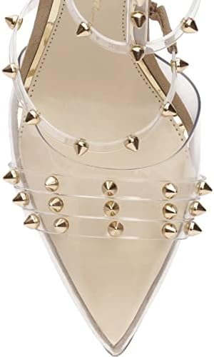 Jessica Simpson Womens Wavery Strappy Dressy Pumps Beige 5.5 Medium (B,M) | Image 3