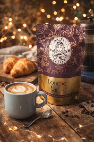 Image of Bourbon Vanilla Premium Instant Coffee 100 G - Rich Aroma, Strong Flavor, Smooth Blend for Hot & Cold Coffee, Desserts & Baking