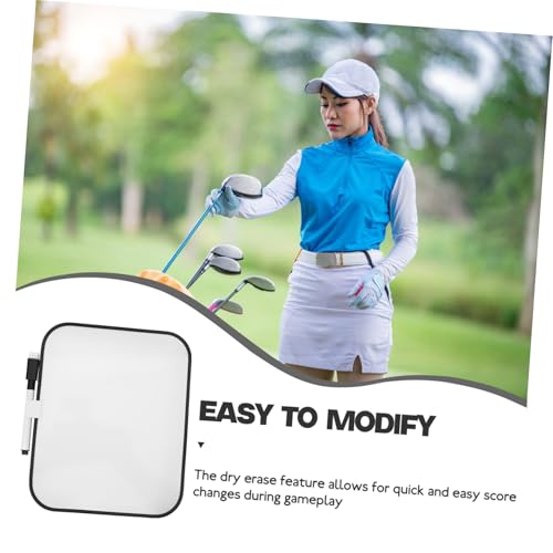Tablero marcador reusable de golf doble faz miniatura 5