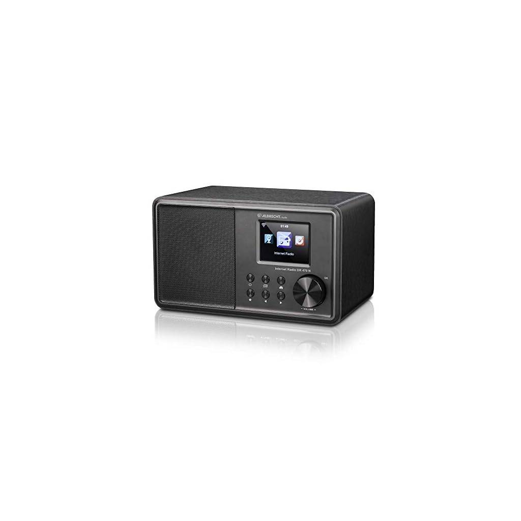 Albrecht DR 470 N, internet/FM-radio met kleurendisplay, WLAN, DLNA, kleur: zwart