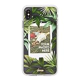 iPhone Xs Max Case, Sonix Tasmania Photo Frame Case (Palm Leaves) Cell Phone Case [Military Drop Test Certified] Protective Clear Polaroid Picture Case Series for Apple iPhone Xs Max
