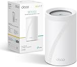 TP-Link Deco BE65 Pro(1-pack) BE9300Mbps Tri-Band Whole Home Mesh WiFi 7 System, 2x 5 Gbps & 1x 2.5 Gbps Gigabit Ports, Seamless AI-Driven WiFi Extender Booster, HomeShield