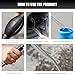 YTFRL Hand Fuel Transfer Pump, 6mm 1/4-Inch Rubber Fuel Primer Bulb Transfer Vacuum Line, Manual Primer Bulbs Type Gasoline Petrol Diesel Pump for Car Marine Boat Accessories