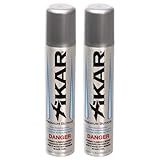 Xikar PUROFINE Premium Butane Fuel Refill with 0 Impurities 1.9oz 2 Pack (100ml) - Premium Quality Fuel for Jet Flame Lighters and Torches - High Altitude Formula