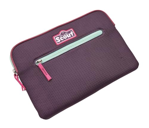 Funda para tableta Scout púrpura ideal para estudiar en la universidad y viajar