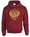 THE GOOZLER - IMPERIAL RUSSIAN EAGLE - Mens Pullover Hoodie