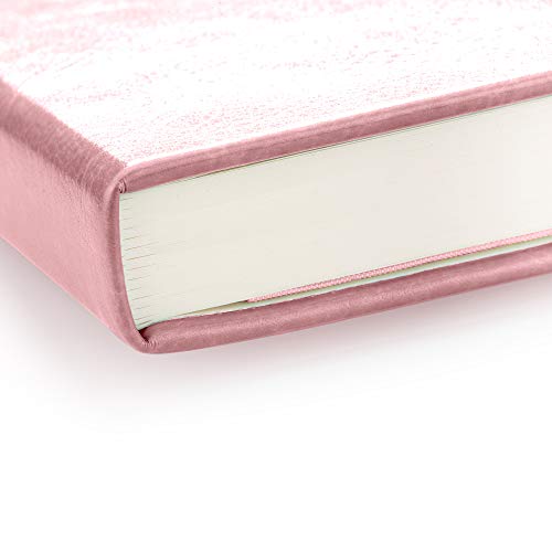 Scrivwell Dotted A5 Hardcover Notebook - 208 Dotted Pages With Elastic Band, Two Ribbon Page Markers, 120 Gsm Paper, Pocket Folder - Great For Bullet Journaling - Pink #TOP7