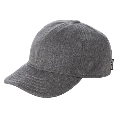 [ボルサリーノ] 帽子 メンズ レディース Baseball Cap Rock Cashmere（ベースボールキャップ ロック カシミア） B95006 グレー 60サイズ brsc014-grey-60