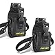 JUCJET 2 Stück Multifunktions-Tasche für Walkie Talkie Nylon Holsteretasche Universal Radio Halfter Beutel Taktisch Funkgerät-Tasche für Militär-Jagd-Camping