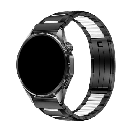 [MHGREF] 22mm�S���C���T�[�g�|�јr���v�x���g�ɓK������ Huawei Watch GT6/5 Pro(Black-white)