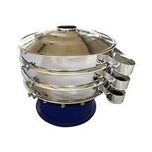 Electric Vibrating Sieve Shaker 39.3inch Stainless Steel Vibrating Screen Powder Sifter Machine with 20/100 mesh Screens 220V 1100W