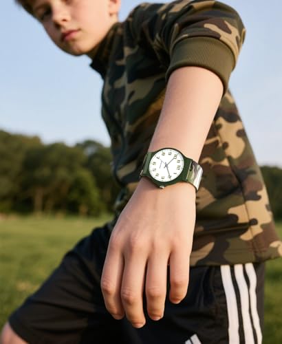 TENOCK Kids Analog Watch 30M Waterproof Boys Girls Ages 5-15 Learning Time — view 6
