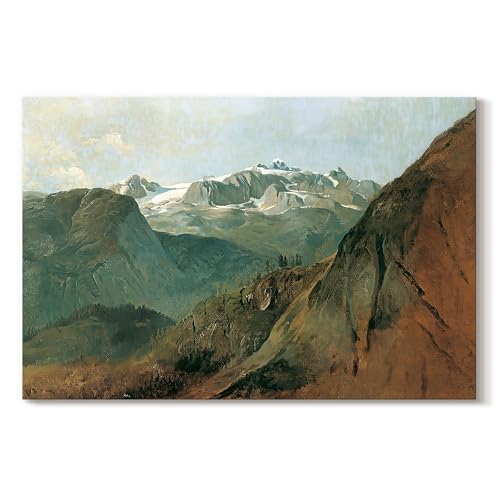 Friedrich Gauermann | Peaks Of Eternal Snow | Wall Art Print | GAL088
