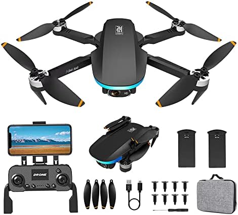 GPS Drones with 4K HD Camera for Adults Kids Beginners,50 Minutes Long Flight Time,GPS 5G WiFi FPV Quadcopter with Brushless Motor,Optical Flow Positioning,Auto Return Home,Follow Me,Include 2 Batteries
