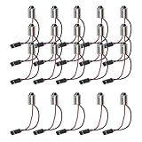 Modengzhe 20 PCS Dome Light Interior interface for Car Auto BA9S LED Bulb Lamp Light Wire Cable Adapter Socket