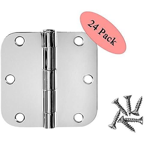 Cosmas Polished Chrome Door Hinge 24-Pack Cover