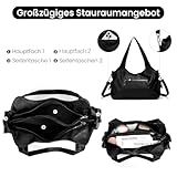 Generisch Generish Handtasche Damen,Weiches Leder Tote Hobo Bag Groß Shopper Tasche Uni Tasche Vintage Bag Braun Slouchy UmhäNgetasche Arbeitstasche für Schule Reisen
