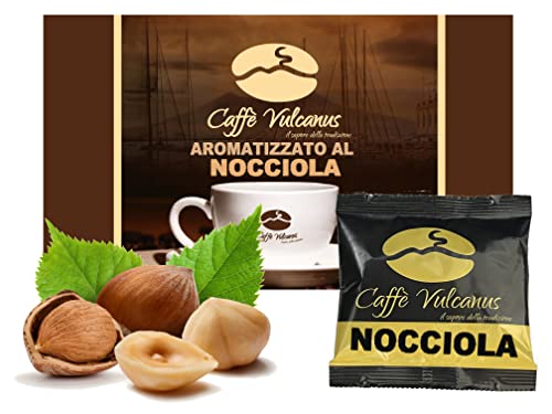 Vulcanus Coffee – Aromatisierte Kaffeepads (50 Pads, Haselnuss)