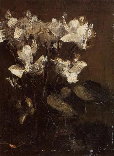 Decora paredes vacías con el lienzo Fleurs de Henri Fantin-Latour, cuadro elegante de 60x90cm