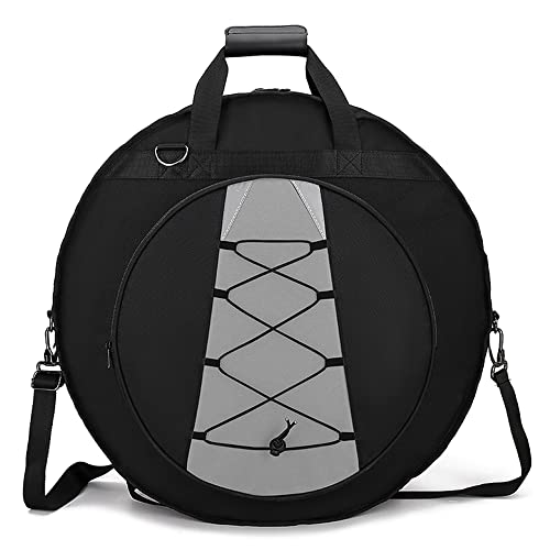 ELDA Cymbal Bag 22\" Cymbal Backpack Luminous Padded Drum Bag Snare Storage Drum Case with Double Shoulder Strap