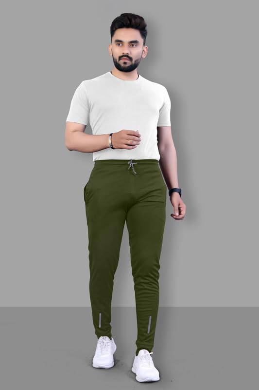 Image of NoseQueen Regular Track Pants for Man | Men Trackpant | Night Pants for Man with with Zippered Pockets, Drawstring Waist