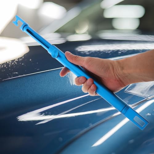 Kit de varilla de elevación de capó de aluminio azul para un soporte estable automotriz 7